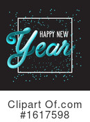 New Year Clipart #1617598 by KJ Pargeter