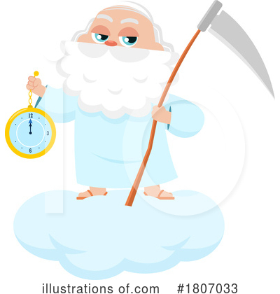 Father Time Clipart #1807033 by Hit Toon