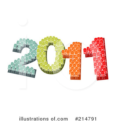 Royalty-Free (RF) New Year Clipart Illustration by NL shop - Stock Sample #214791