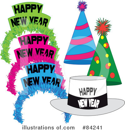 Royalty-Free (RF) New Year Clipart Illustration by Pams Clipart - Stock Sample #84241