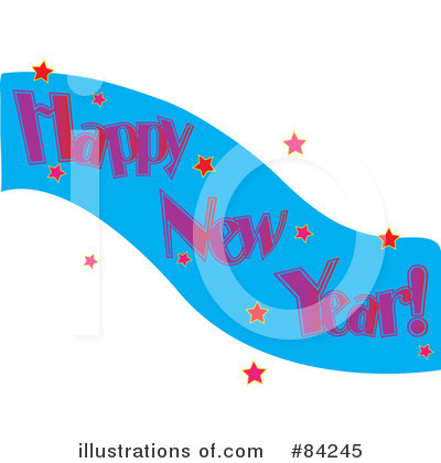 Royalty-Free (RF) New Year Clipart Illustration by Pams Clipart - Stock Sample #84245