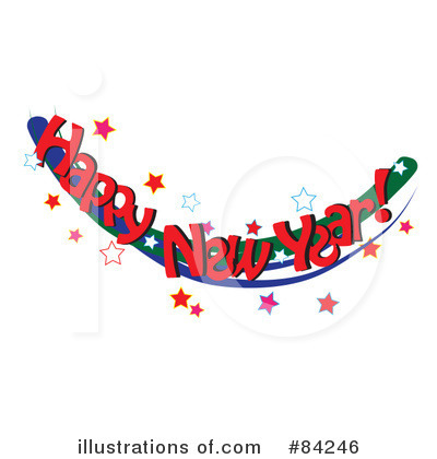 Royalty-Free (RF) New Year Clipart Illustration by Pams Clipart - Stock Sample #84246