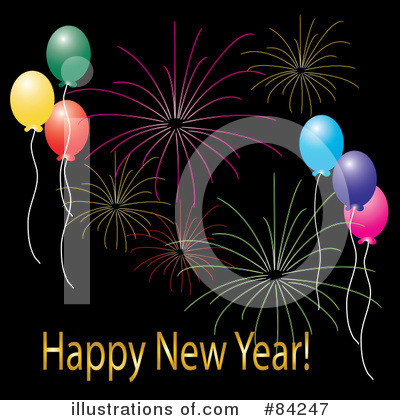 Royalty-Free (RF) New Year Clipart Illustration by Pams Clipart - Stock Sample #84247