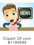 News Anchor Clipart #1189585 by AtStockIllustration