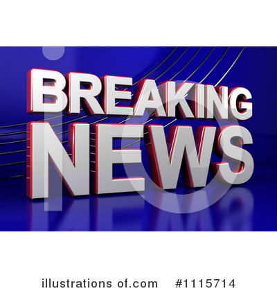 Breaking News Clipart #1115714 by stockillustrations