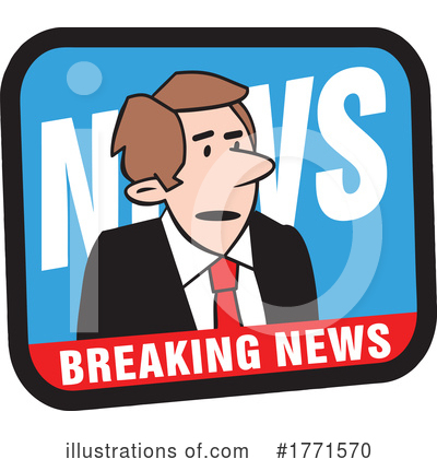 Breaking News Clipart #1771570 by Johnny Sajem