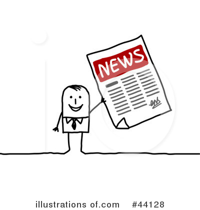 Newspaper Clipart #44128 by NL shop