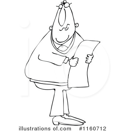 Reading Clipart #1160712 by djart
