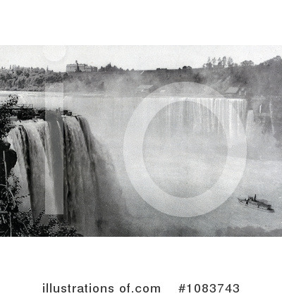 Royalty-Free (RF) Niagara Falls Clipart Illustration by JVPD - Stock Sample #1083743