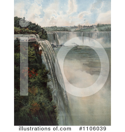 Royalty-Free (RF) Niagara Falls Clipart Illustration by JVPD - Stock Sample #1106039