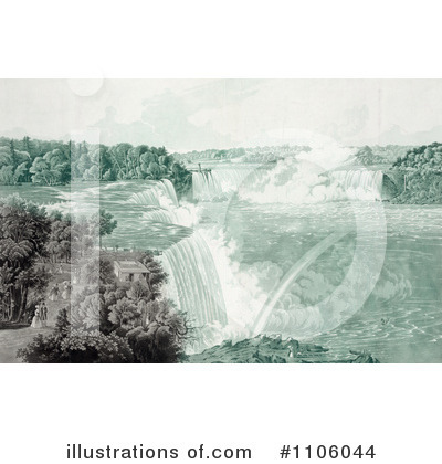 Royalty-Free (RF) Niagara Falls Clipart Illustration by JVPD - Stock Sample #1106044