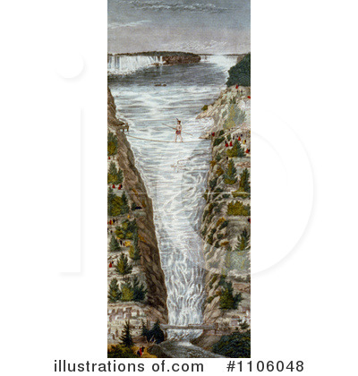 Royalty-Free (RF) Niagara Falls Clipart Illustration by JVPD - Stock Sample #1106048
