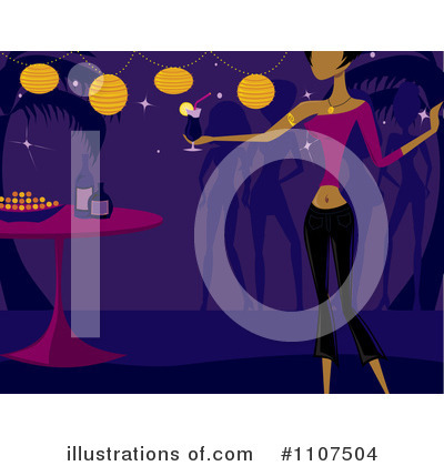 Royalty-Free (RF) Nightlife Clipart Illustration by Amanda Kate - Stock Sample #1107504