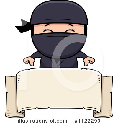 Royalty-Free (RF) Ninja Clipart Illustration by Cory Thoman - Stock Sample #1122290