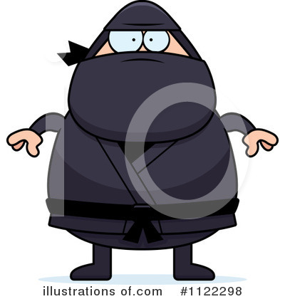 Royalty-Free (RF) Ninja Clipart Illustration by Cory Thoman - Stock Sample #1122298