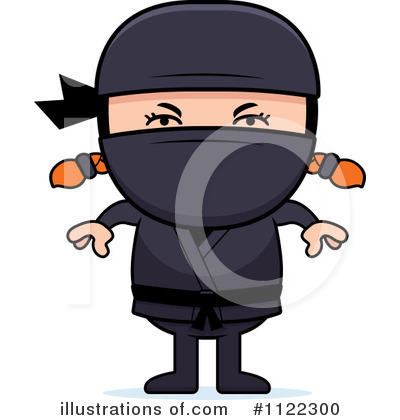 Royalty-Free (RF) Ninja Clipart Illustration by Cory Thoman - Stock Sample #1122300