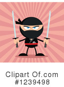Ninja Clipart #1239498 by Hit Toon