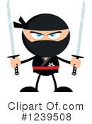 Ninja Clipart #1239508 by Hit Toon