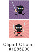 Ninja Clipart #1286200 by Hit Toon
