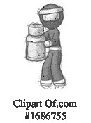 Ninja Clipart #1686755 by Leo Blanchette