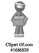 Ninja Clipart #1686829 by Leo Blanchette