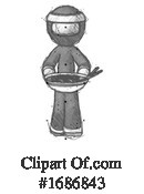Ninja Clipart #1686843 by Leo Blanchette