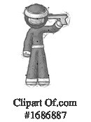 Ninja Clipart #1686887 by Leo Blanchette