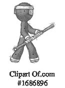 Ninja Clipart #1686896 by Leo Blanchette