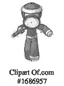 Ninja Clipart #1686957 by Leo Blanchette
