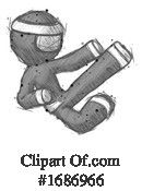 Ninja Clipart #1686966 by Leo Blanchette