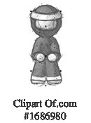 Ninja Clipart #1686980 by Leo Blanchette