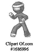 Ninja Clipart #1686996 by Leo Blanchette