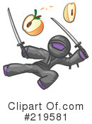 Ninja Clipart #219581 by Leo Blanchette