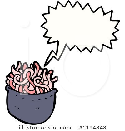 Royalty-Free (RF) Noodles Clipart Illustration by lineartestpilot - Stock Sample #1194348