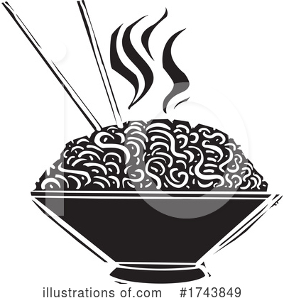 Royalty-Free (RF) Noodles Clipart Illustration by xunantunich - Stock Sample #1743849