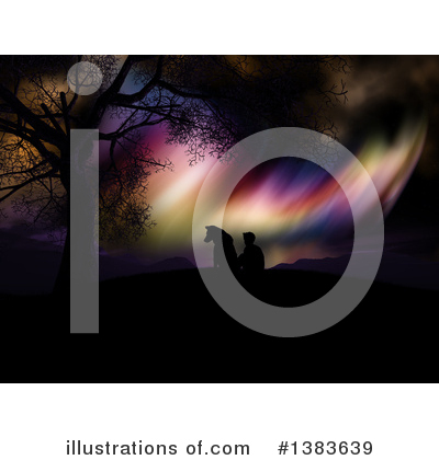 Royalty-Free (RF) Northern Lights Clipart Illustration by KJ Pargeter - Stock Sample #1383639