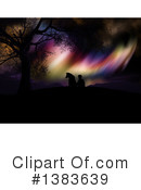 Northern Lights Clipart #1383639 by KJ Pargeter
