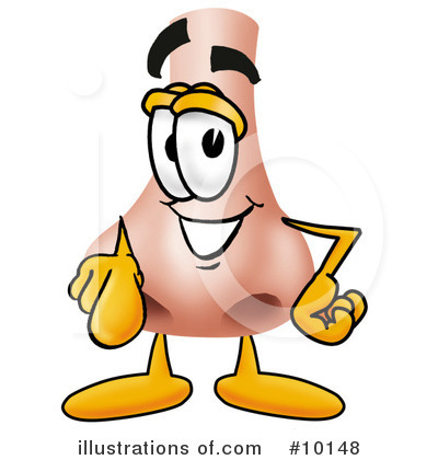 Royalty-Free (RF) Nose Clipart Illustration by Mascot Junction - Stock Sample #10148