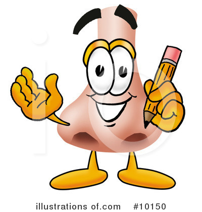 Royalty-Free (RF) Nose Clipart Illustration by Mascot Junction - Stock Sample #10150
