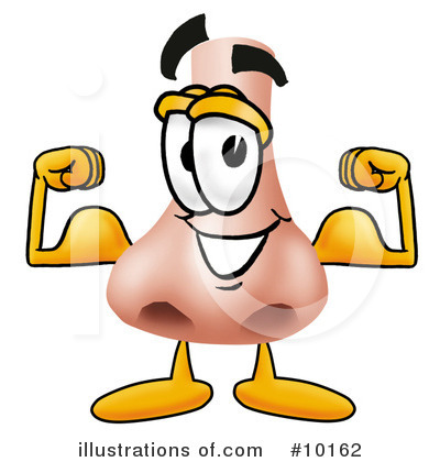 Royalty-Free (RF) Nose Clipart Illustration by Mascot Junction - Stock Sample #10162