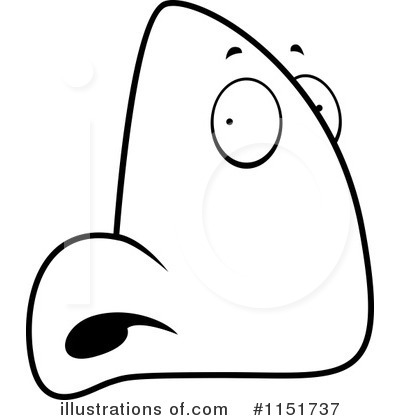Royalty-Free (RF) Nose Clipart Illustration by Cory Thoman - Stock Sample #1151737
