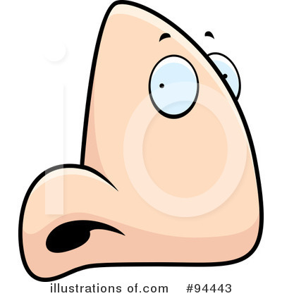Royalty-Free (RF) Nose Clipart Illustration by Cory Thoman - Stock Sample #94443
