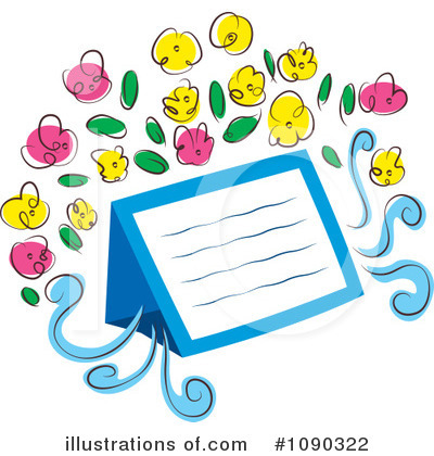 Floral Clipart #1090322 by Cherie Reve