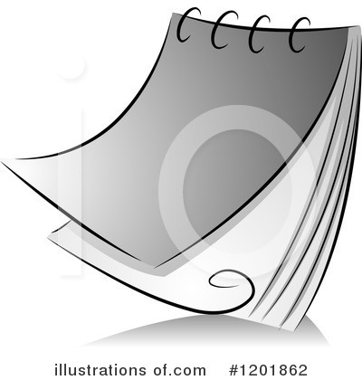 Royalty-Free (RF) Notebook Clipart Illustration by BNP Design Studio - Stock Sample #1201862