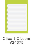 Notebook Clipart #24375 by Eugene
