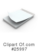 Notepad Clipart #25997 by KJ Pargeter