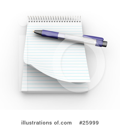 Notepad Clipart #25999 by KJ Pargeter