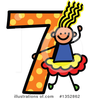 Number 7 Clipart #1352862 by Prawny