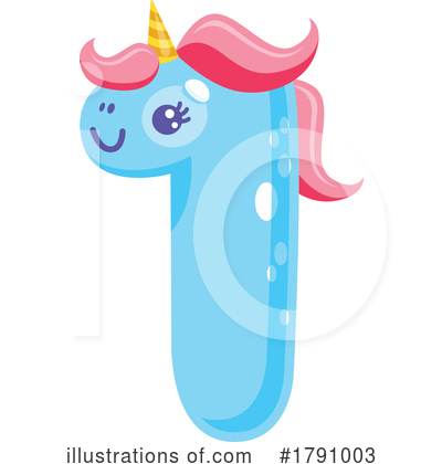 Unicorn Clipart #1791003 by Vector Tradition SM