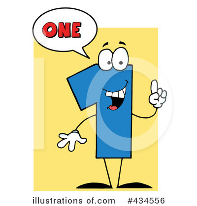 Royalty-Free (RF) Number Clipart Illustration by Hit Toon - Stock Sample #434556